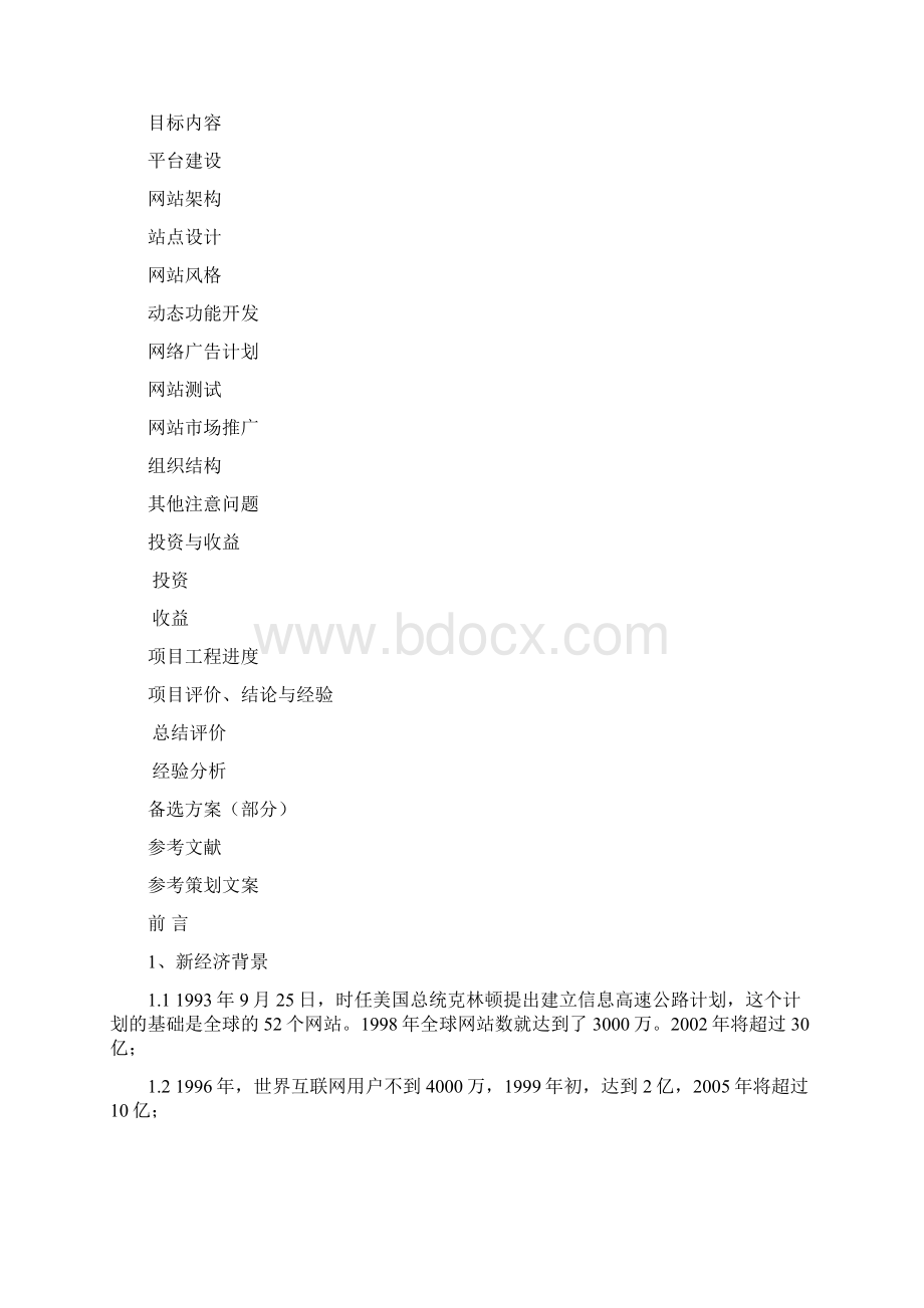 西部资源与外部投资整合商务网站项目策划.docx_第2页