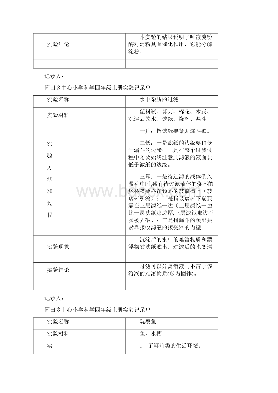 四年级上册实验记录单.docx_第3页