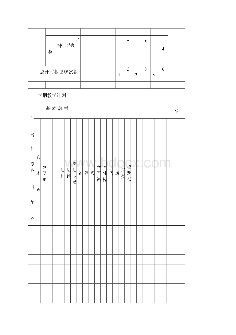 浙教版小学体育04册教案.docx_第3页