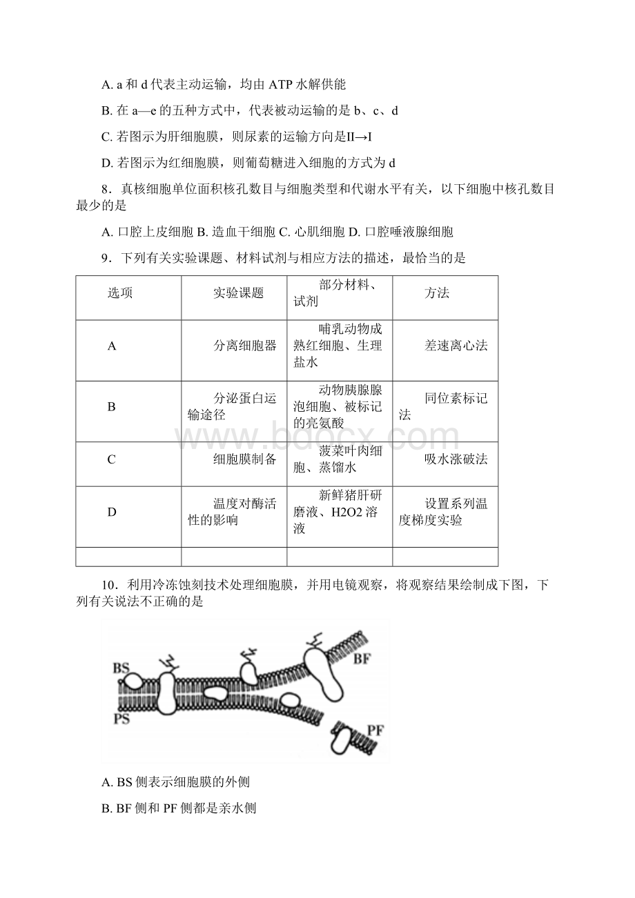 1718学年下学期高二开学考试生物试题附答案Word文档下载推荐.docx_第3页