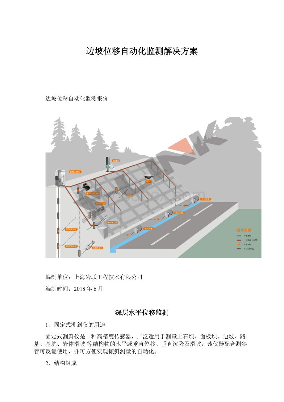 边坡位移自动化监测解决方案Word文件下载.docx_第1页