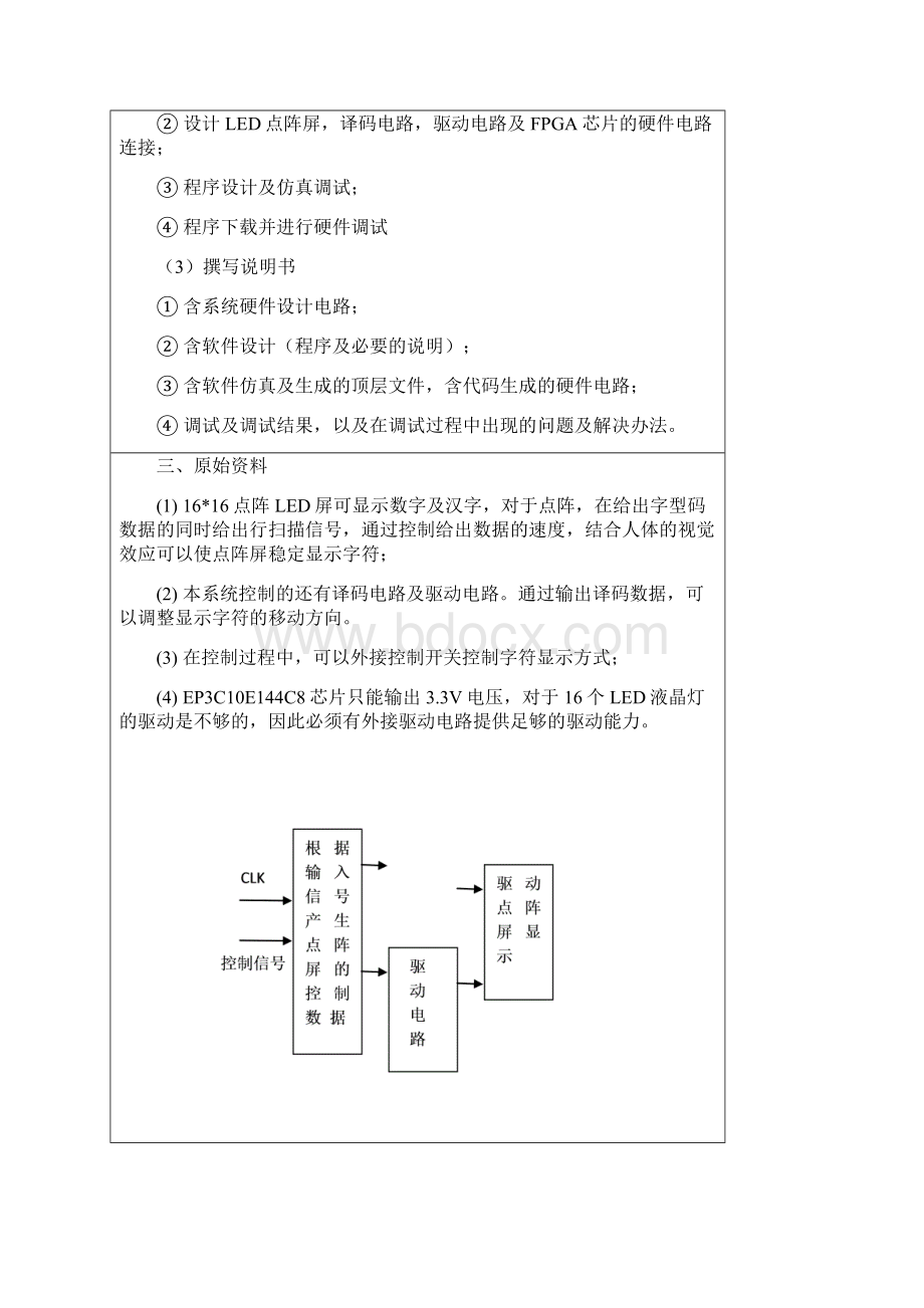 EDALED点阵显示屏控制系统设计Word格式.docx_第2页