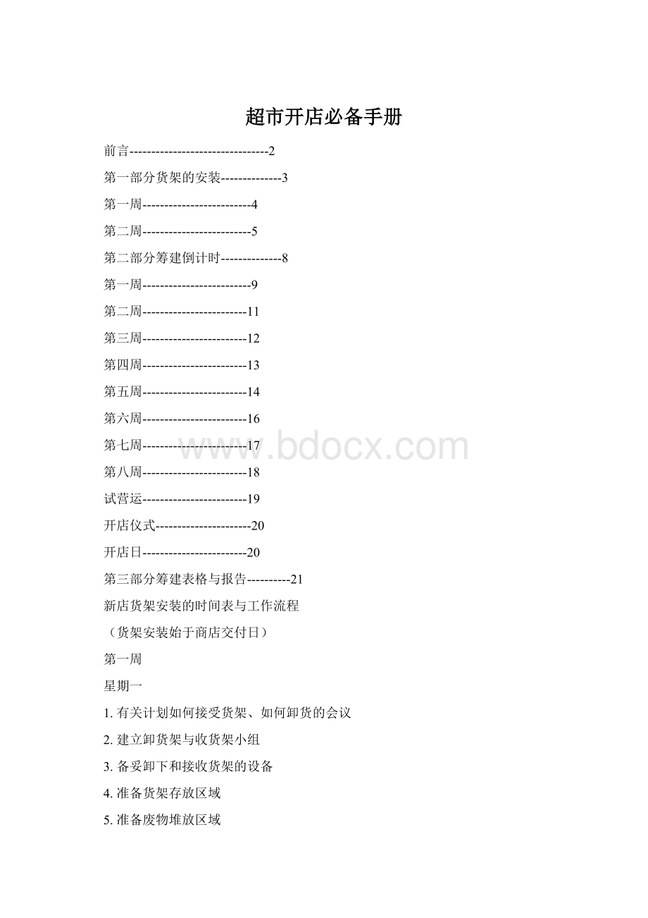 超市开店必备手册Word格式.docx