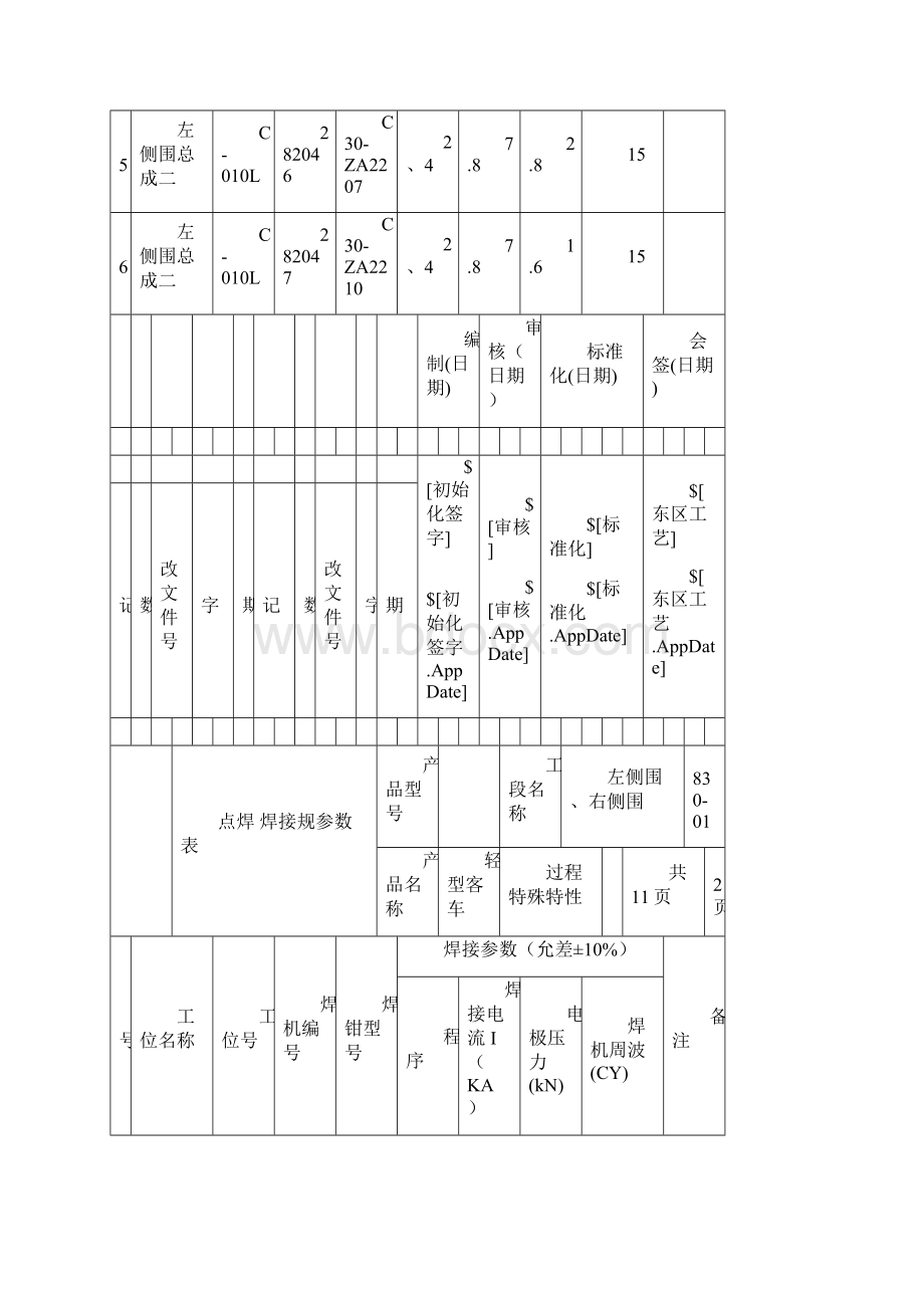 点焊焊接规范参数表.docx_第3页