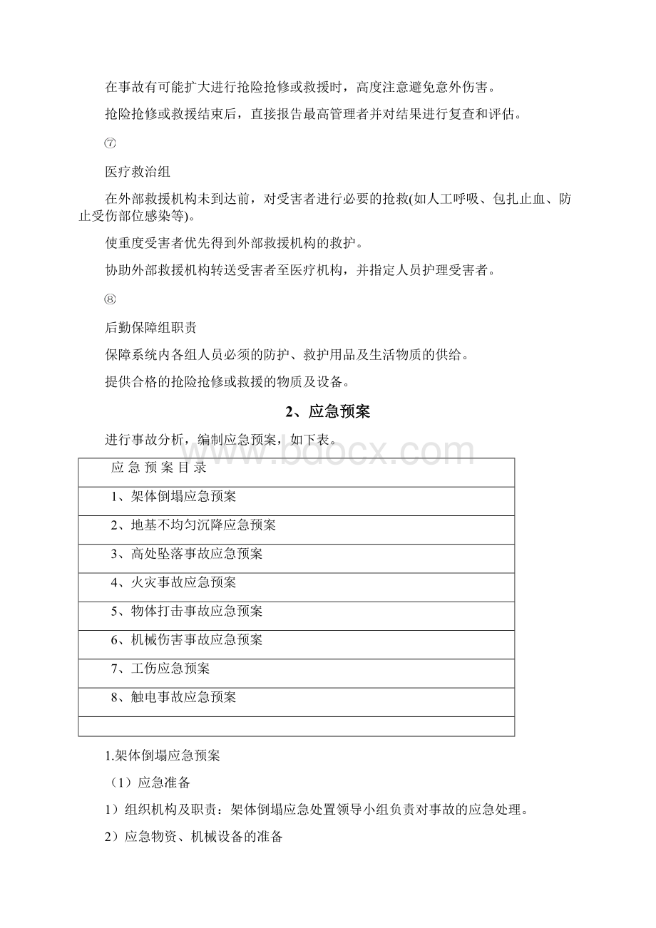 工程施工现场应急预案Word文件下载.docx_第3页