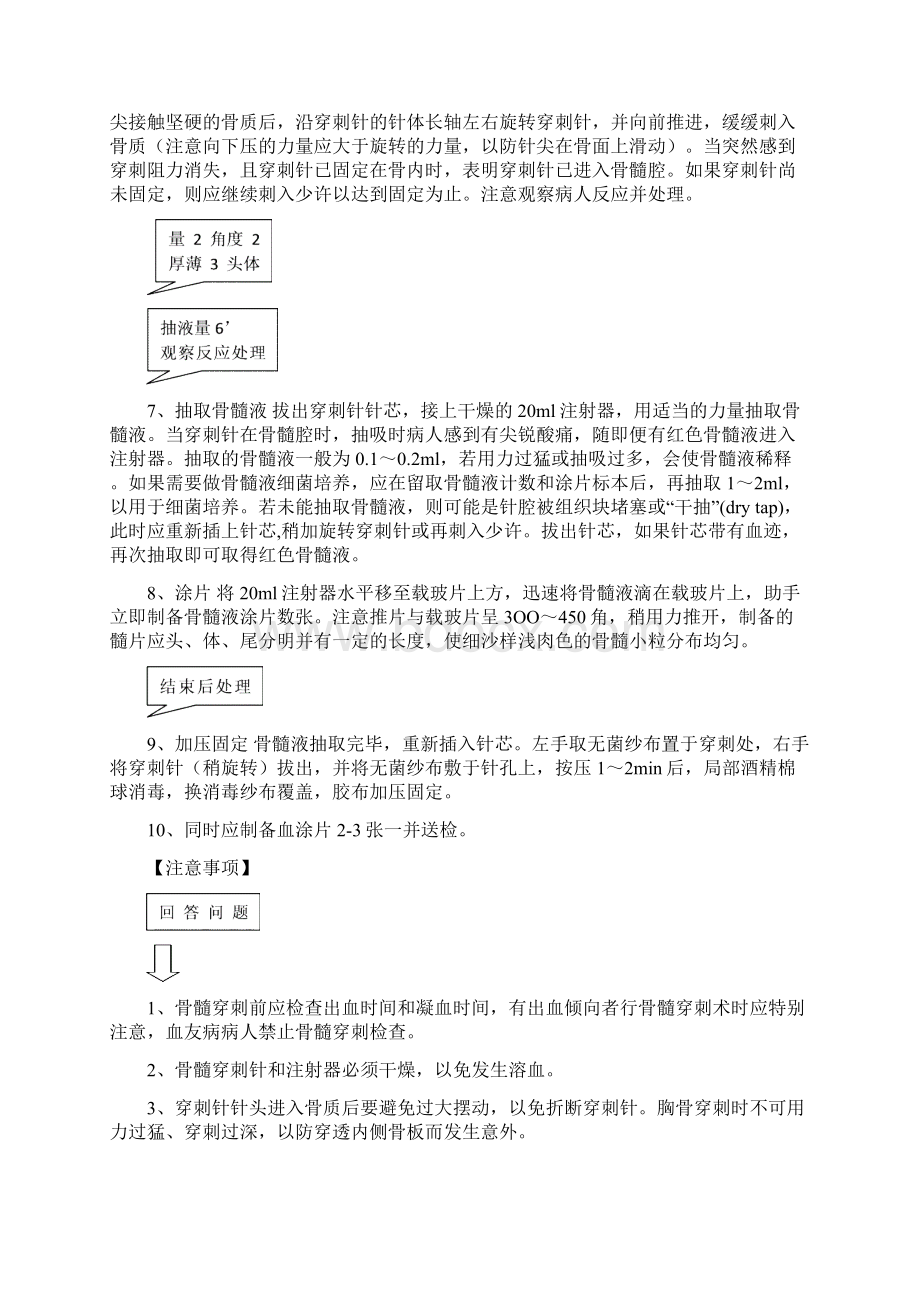 骨腹胸穿操作要求规范文档格式.docx_第3页