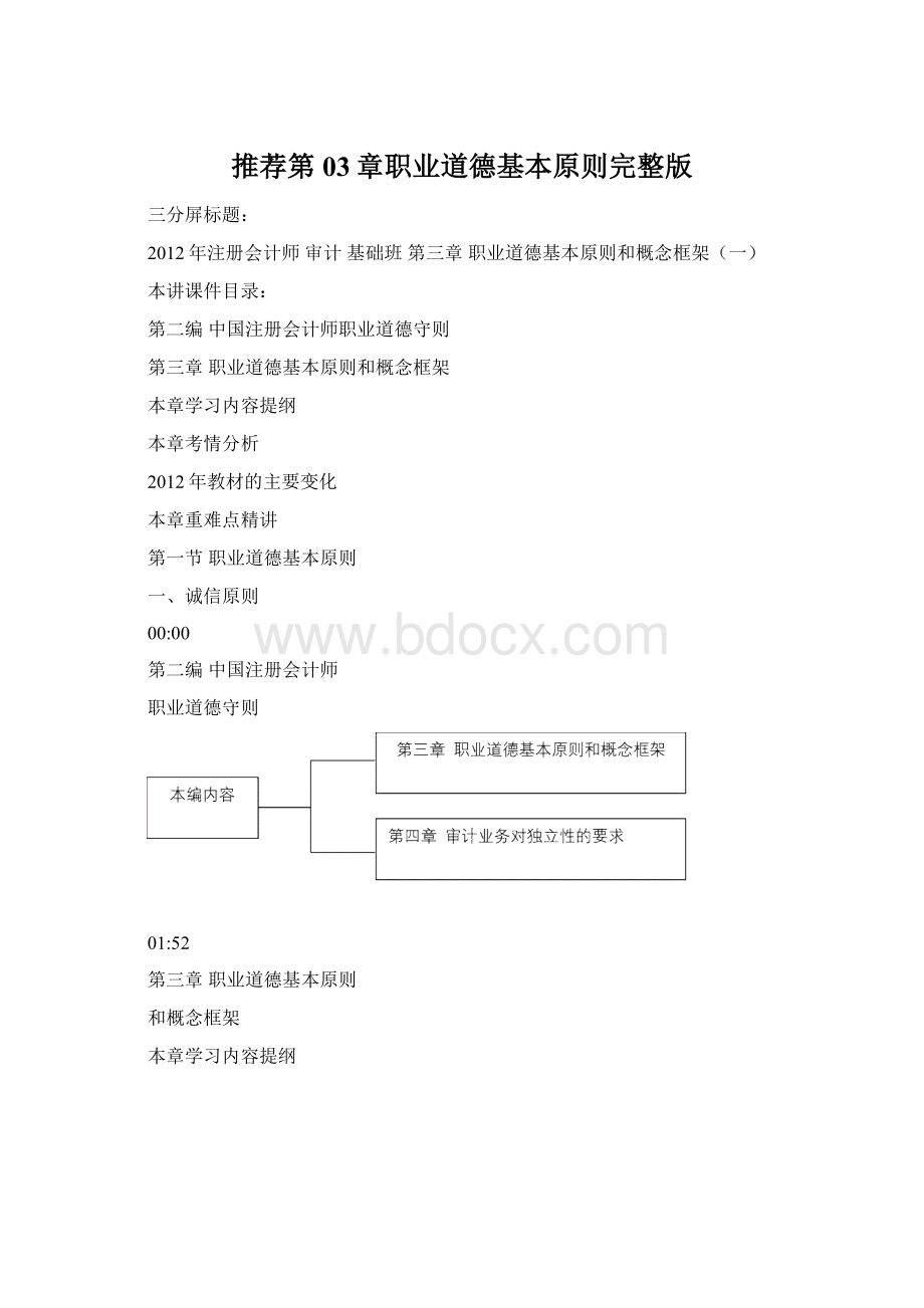 推荐第03章职业道德基本原则完整版Word文档下载推荐.docx_第1页