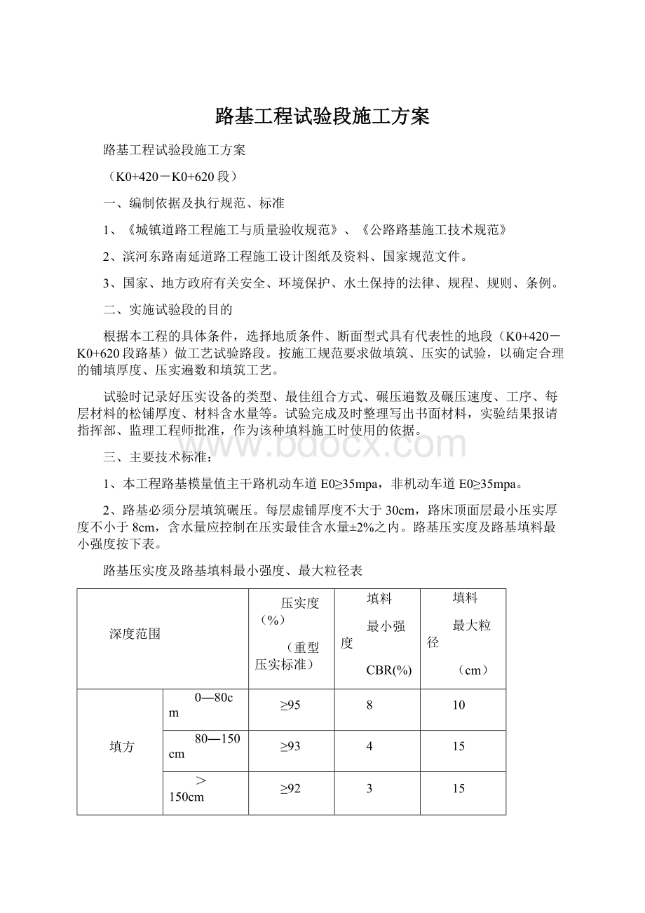 路基工程试验段施工方案.docx_第1页