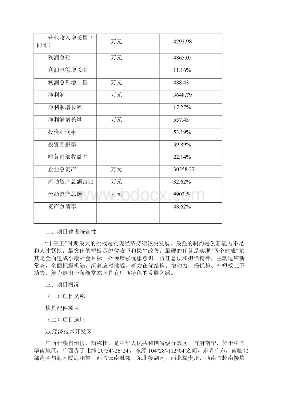 炊具配件项目立项申请报告word可编辑下载.docx_第3页