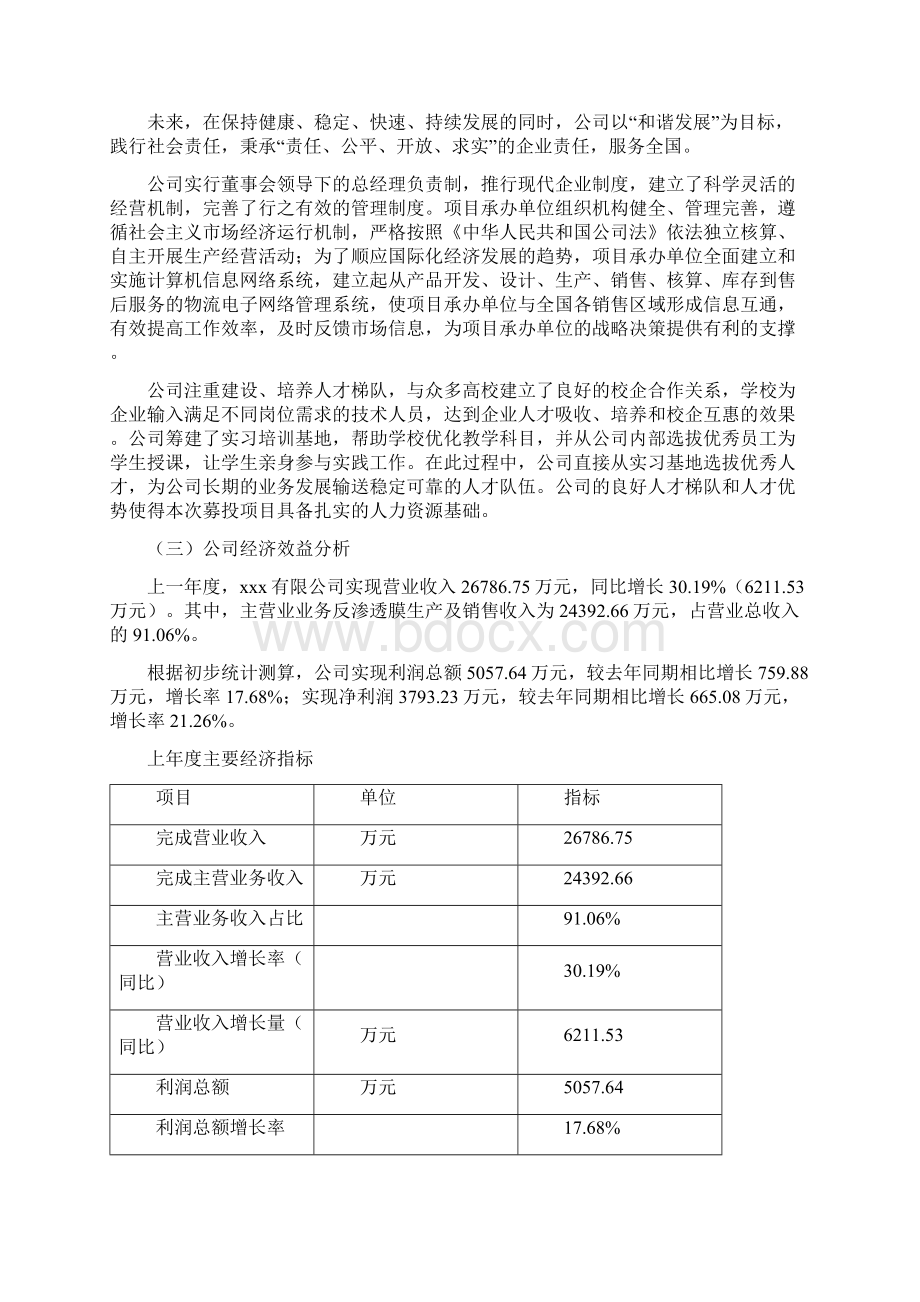 反渗透膜项目可行性研究报告.docx_第2页