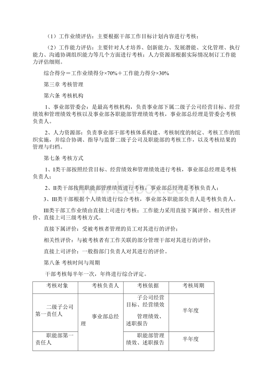 干部绩效考核管理办法Word下载.docx_第2页