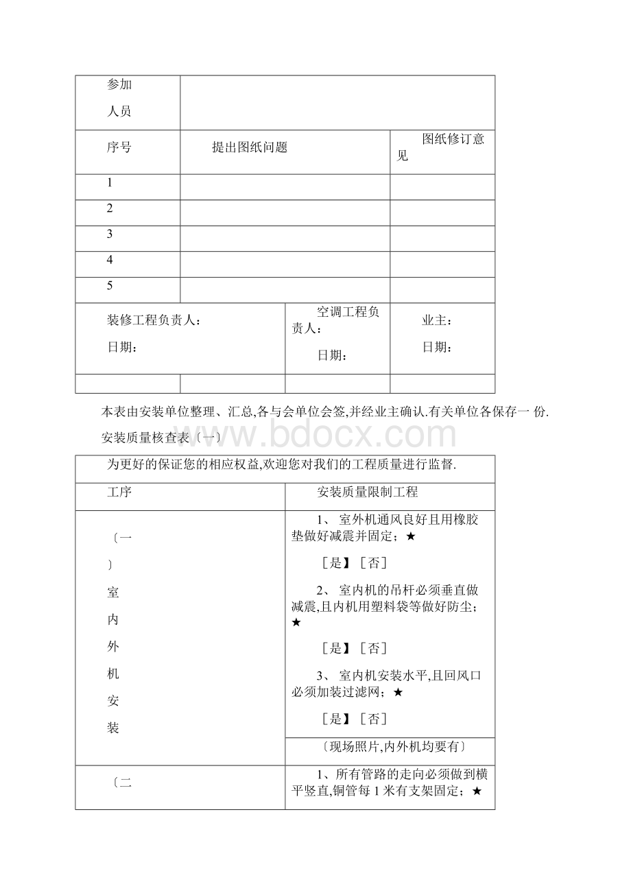 家用中央空调工程验收报告书.docx_第3页