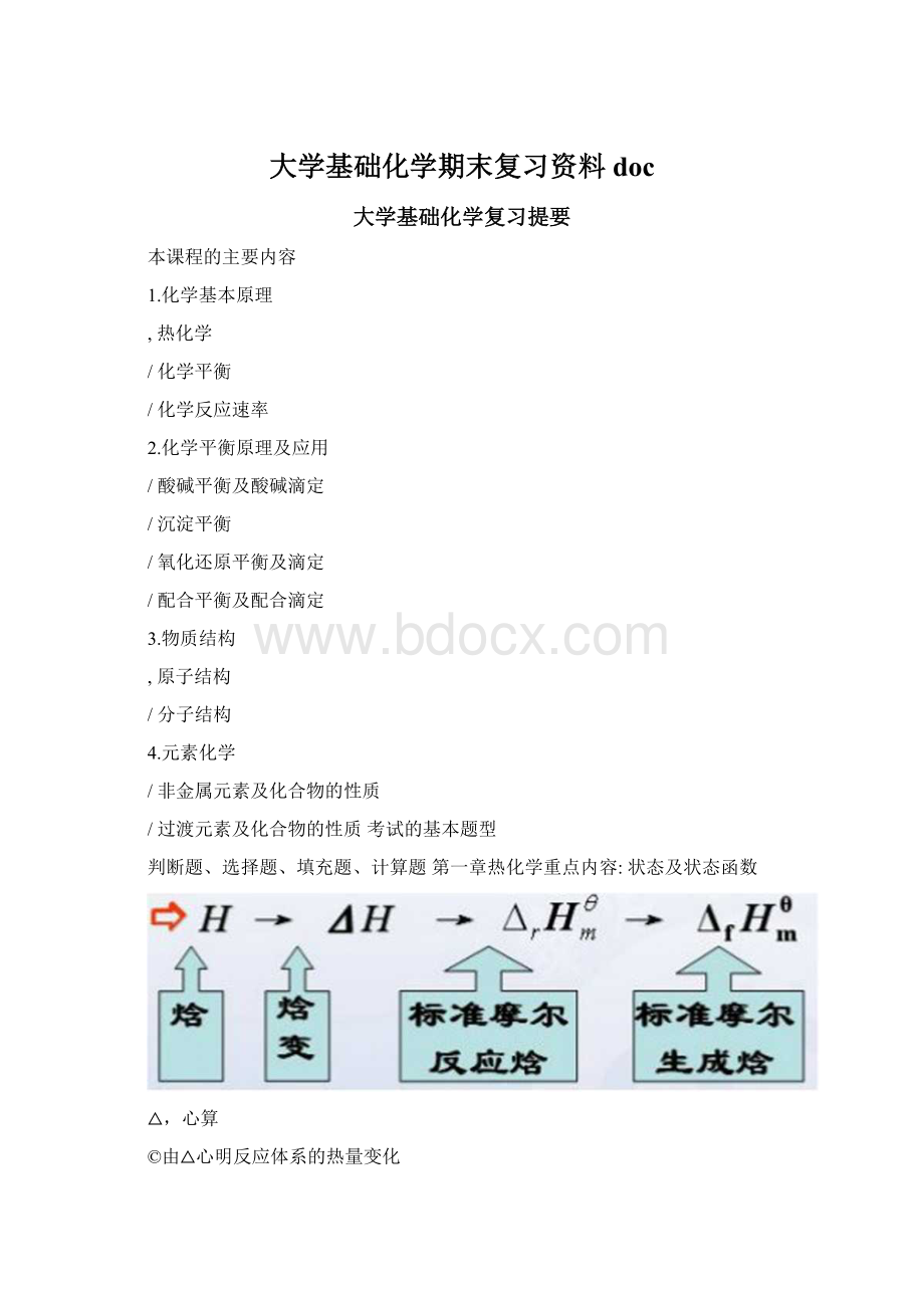 大学基础化学期末复习资料doc.docx_第1页