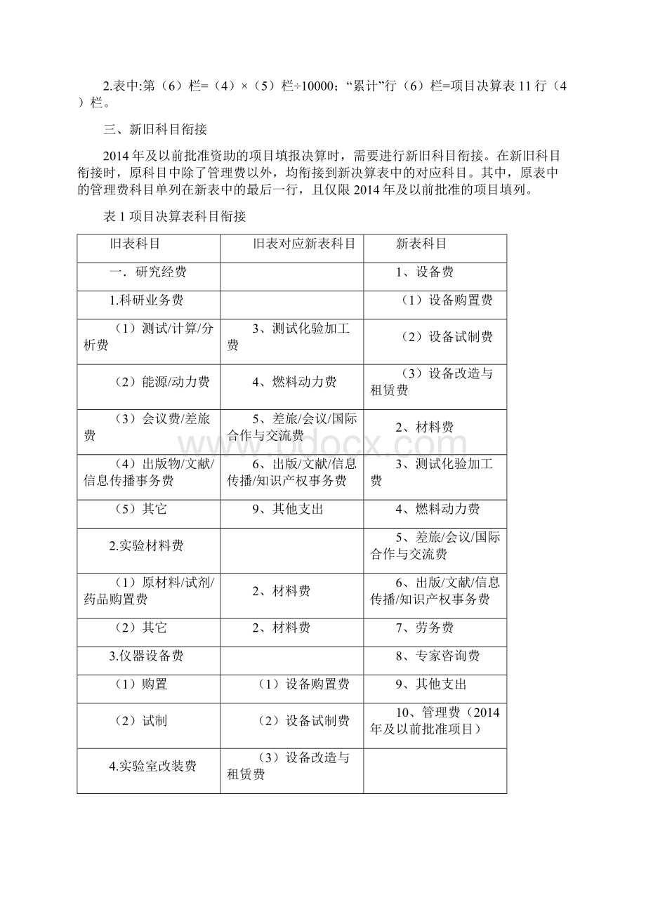 国家自然科学基金项目决算表编制说明.docx_第3页