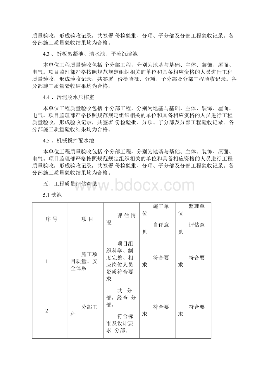 水厂项目监理工程质量评估报告.docx_第3页