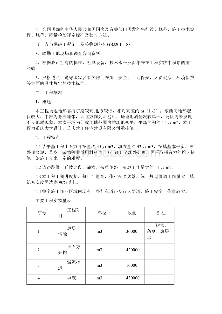 石方开挖回填施工方案Word格式文档下载.docx_第2页