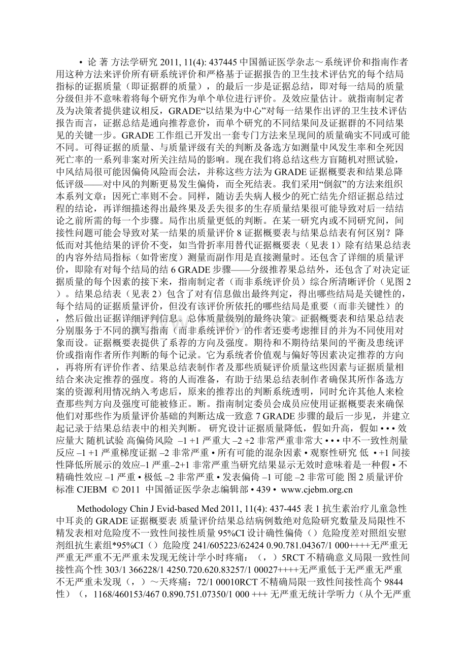 GRADE指南导论GRADE证据概要表和结果总结表.docx_第3页