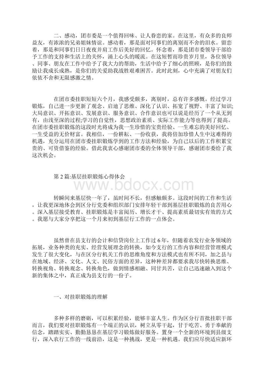 基层挂职锻炼心得体会Word文件下载.docx_第2页