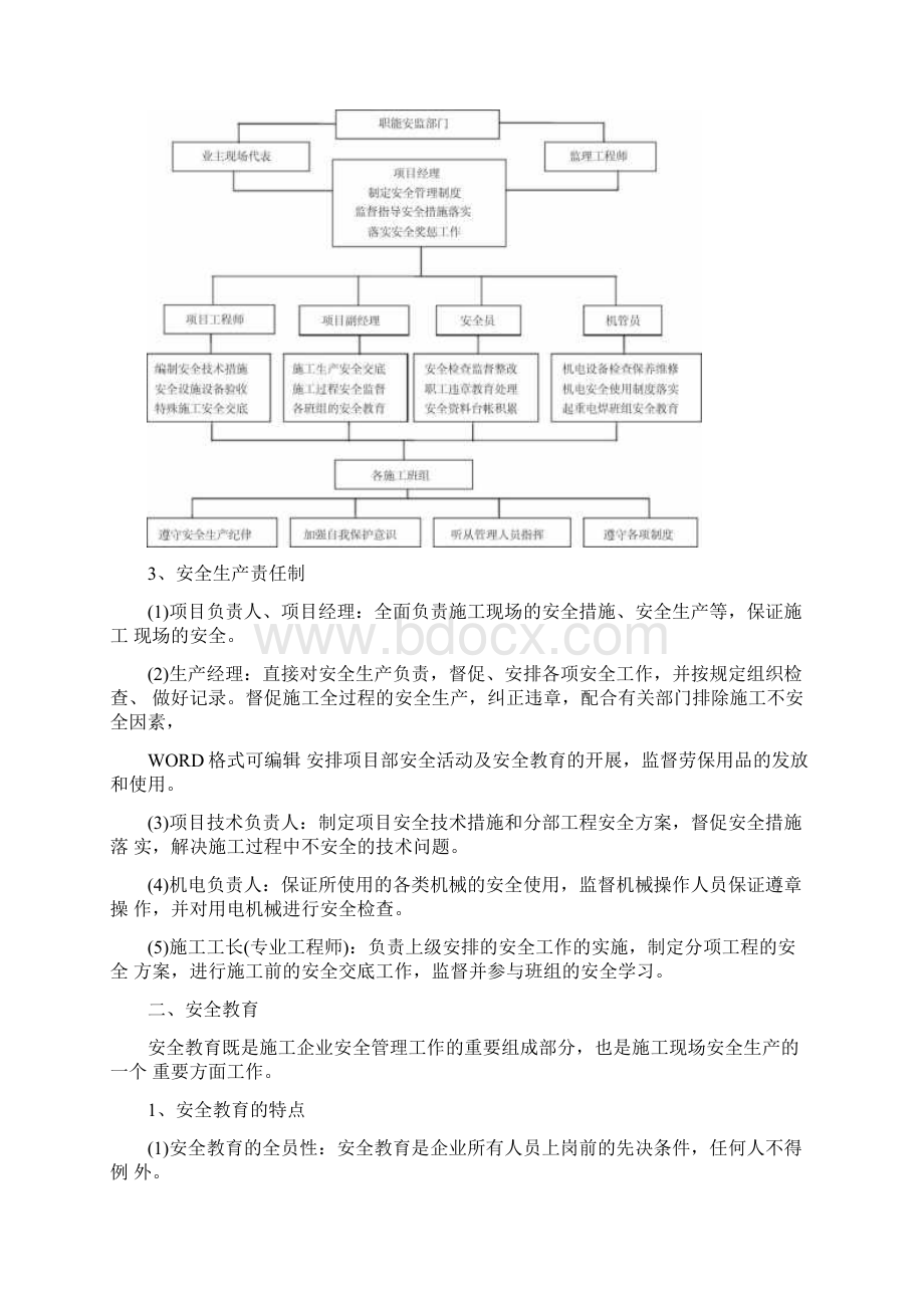 施工现场安全管理网络和安全技术措施.docx_第2页