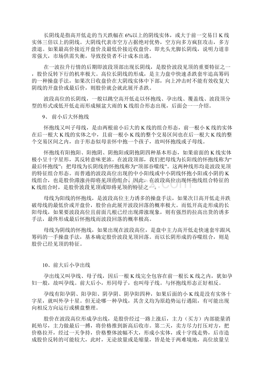 20种K线顶部形态图解图文运用Word下载.docx_第3页