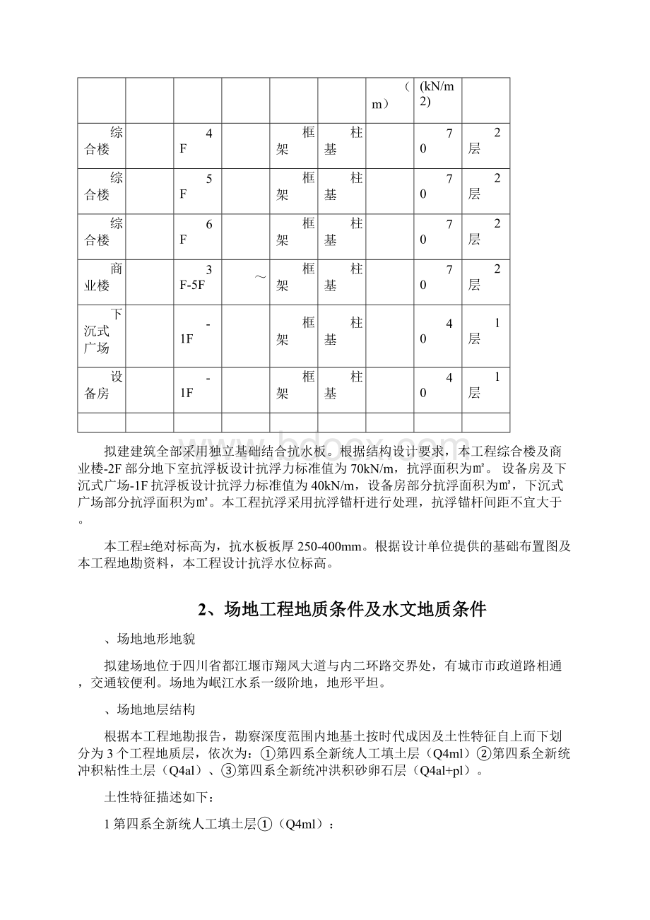 抗浮锚杆设计方案新规范Word下载.docx_第2页