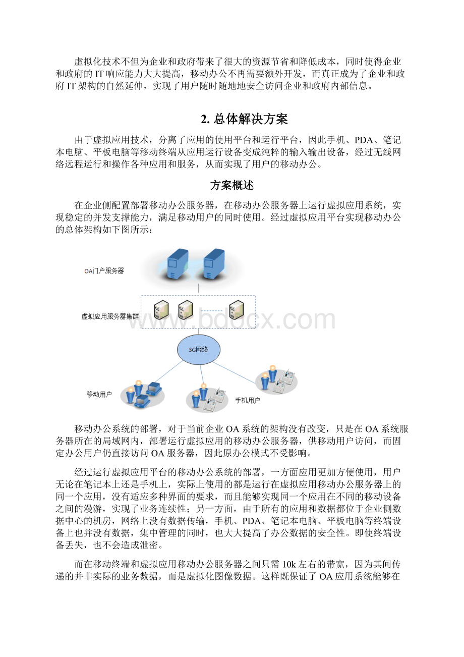 移动OA系统技术解决方案Word文件下载.docx_第2页