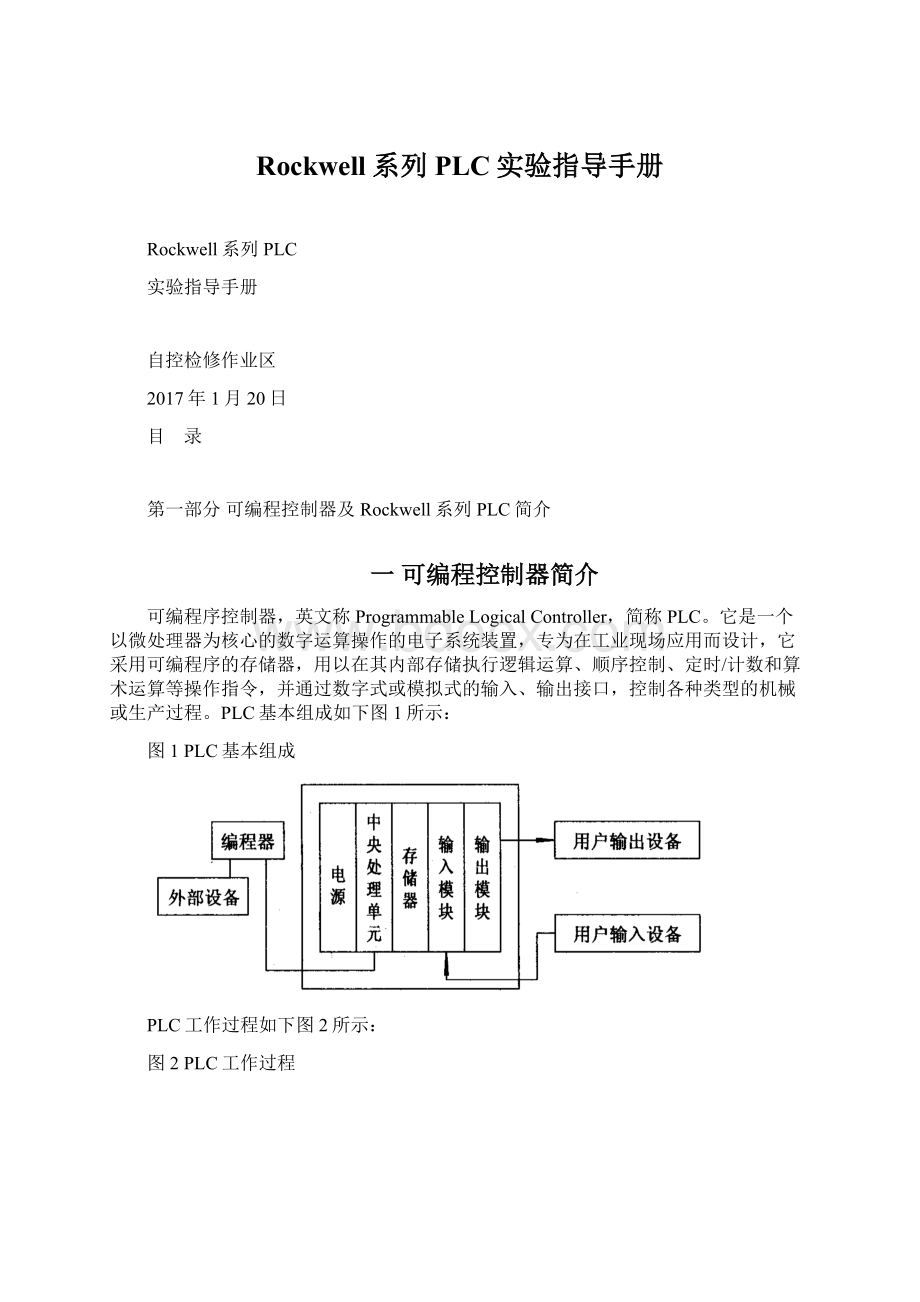 Rockwell系列PLC实验指导手册.docx