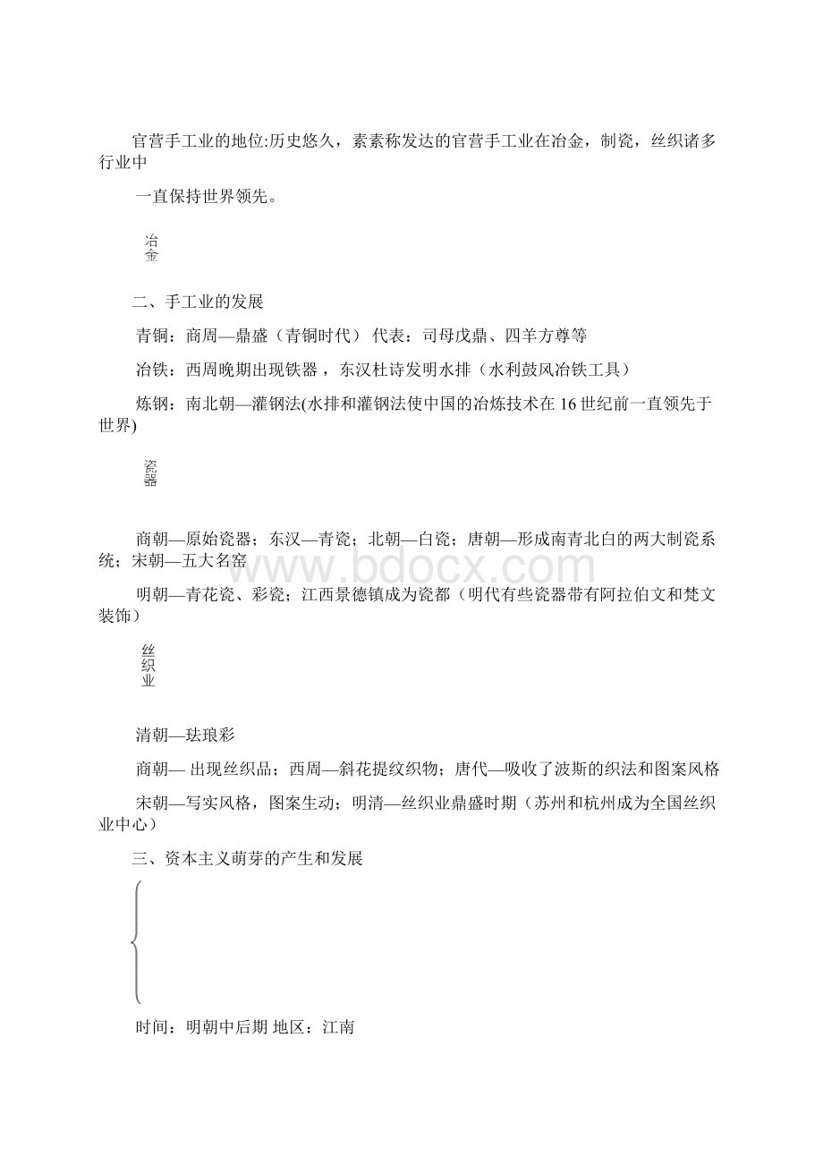 高中历史必修二知识点总结汇总Word文档下载推荐.docx_第3页