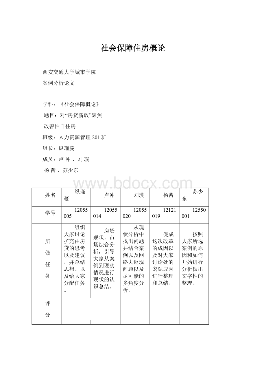 社会保障住房概论.docx