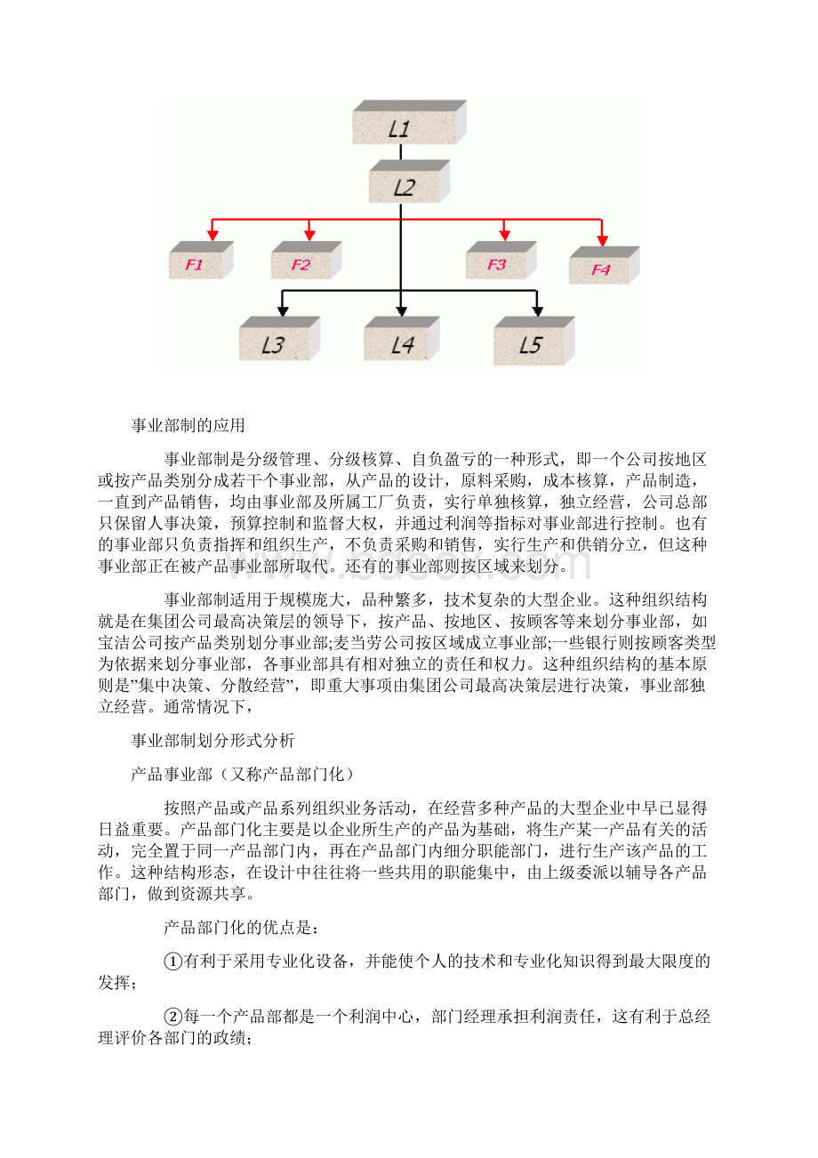 完整word版事业部制组织结构Word格式文档下载.docx_第2页