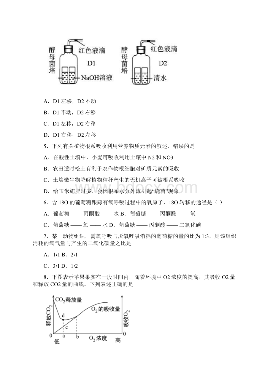 江西省吉安市吉水县二中高一下学期期中生物试题含答案解析.docx_第2页