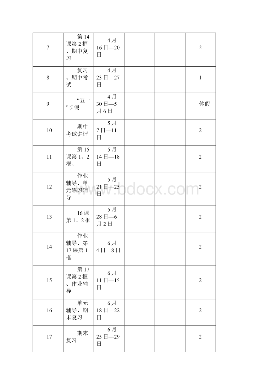 八年级思想品德鲁教版第二学期.docx_第2页