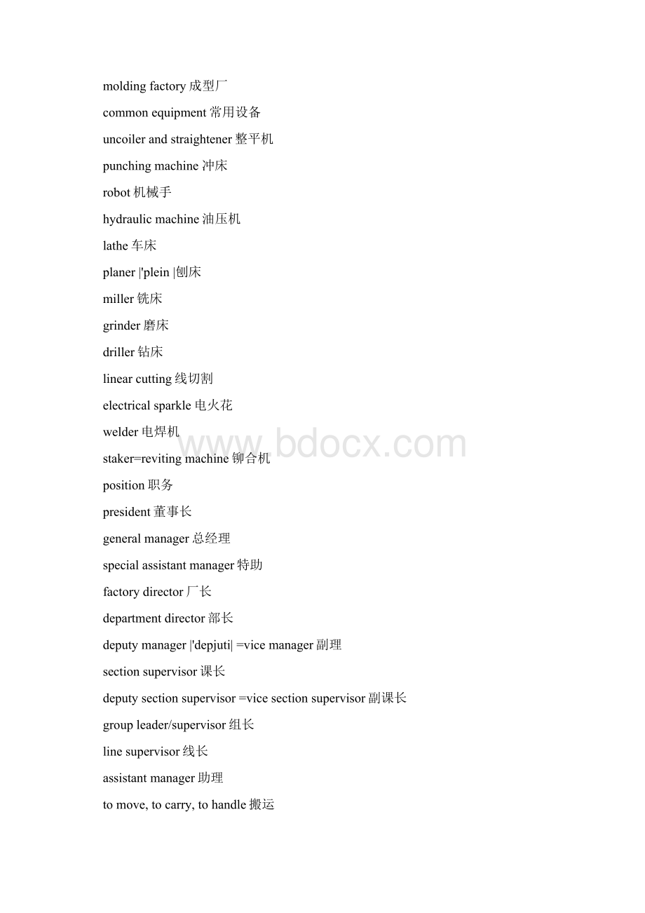 电子工厂专业英语词汇优选Word格式文档下载.docx_第3页