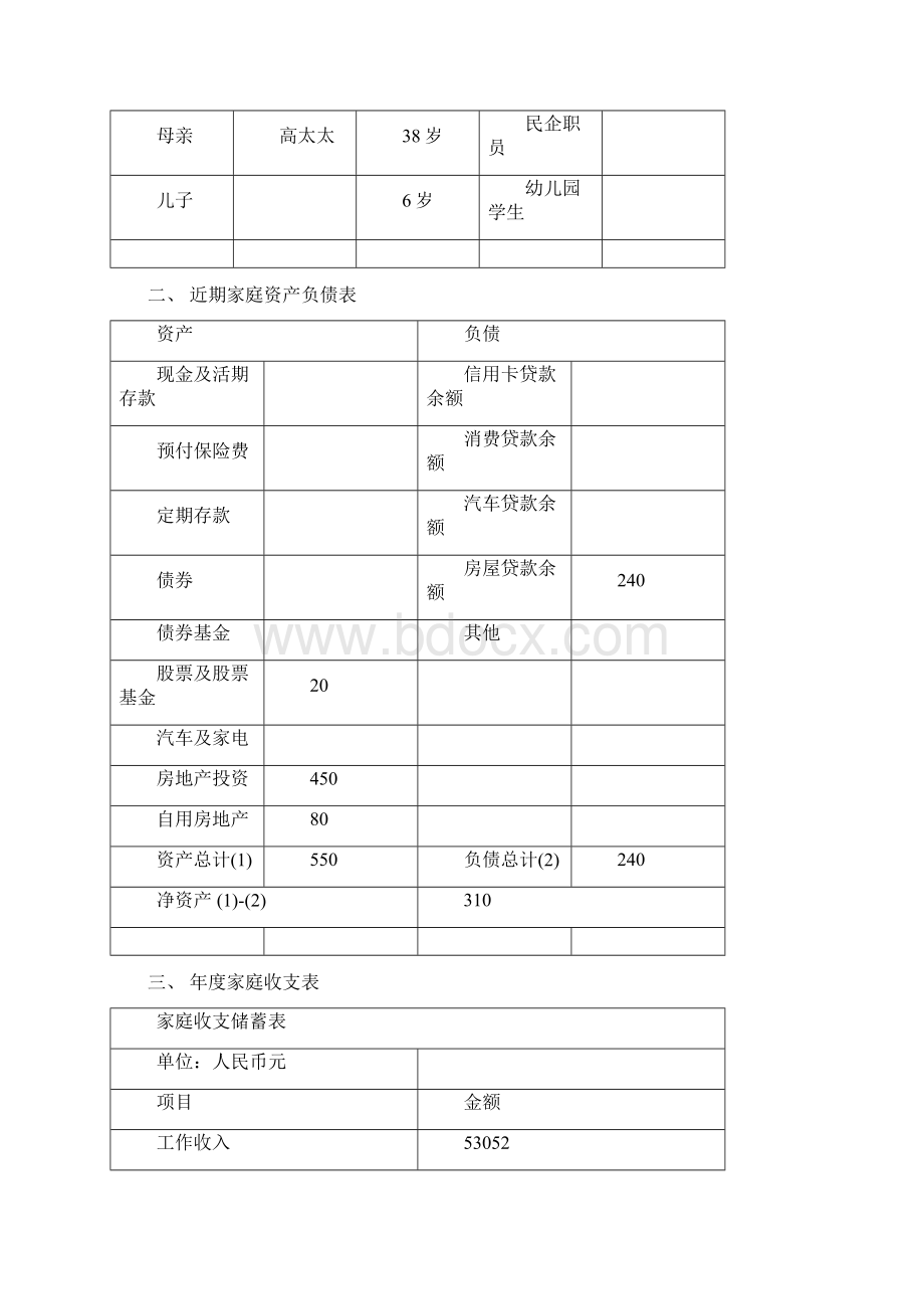 高先生家庭理财规划报告书1.docx_第3页