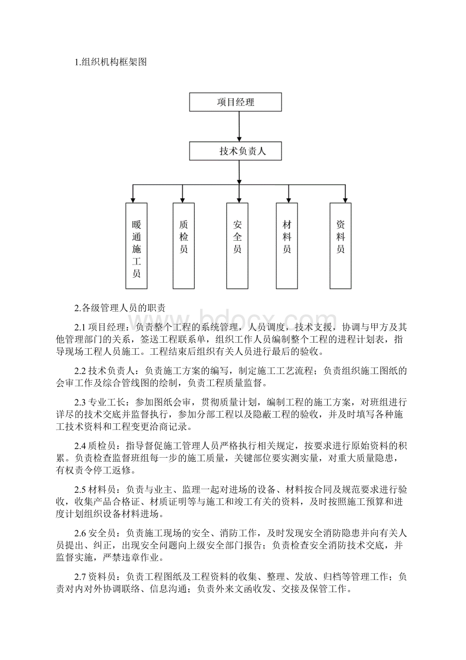 办公楼室外供暖管道改造工程施工设计方案Word文档下载推荐.docx_第2页