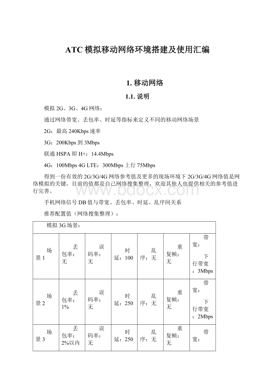 ATC模拟移动网络环境搭建及使用汇编Word格式文档下载.docx_第1页