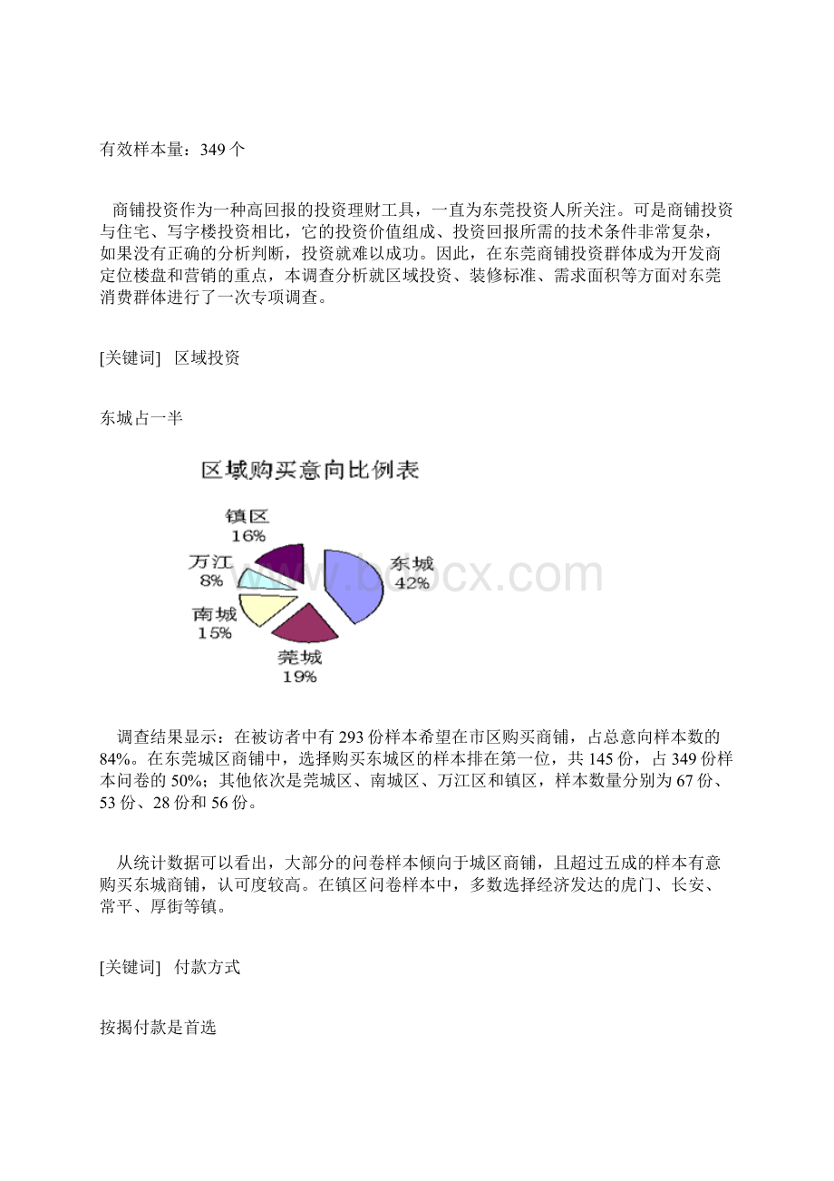 市场分析东莞市商铺市场房地产分析报告Word格式文档下载.docx_第2页