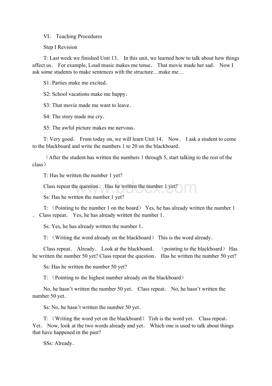 九年级英语下册unit 14英文教案Word格式文档下载.docx_第2页