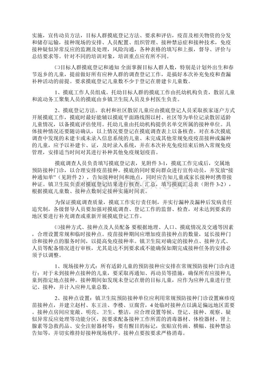 乡镇麻疹疫苗补充免疫活动实施方案.docx_第2页