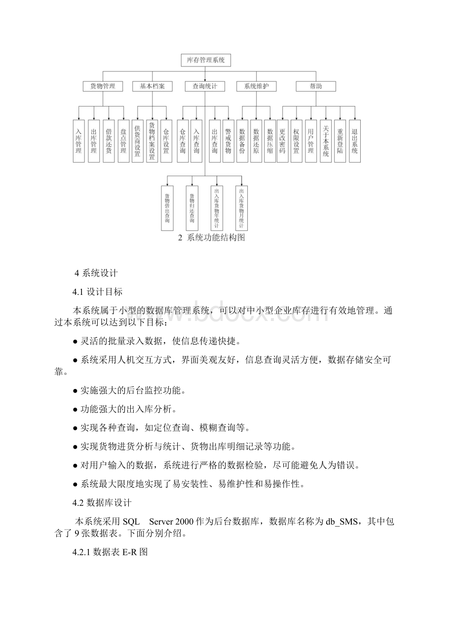 库存管理系统项目设计方案书书Word文件下载.docx_第3页