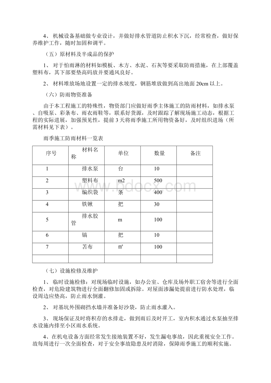 雨污分流改造项目雨季施工措施.docx_第3页