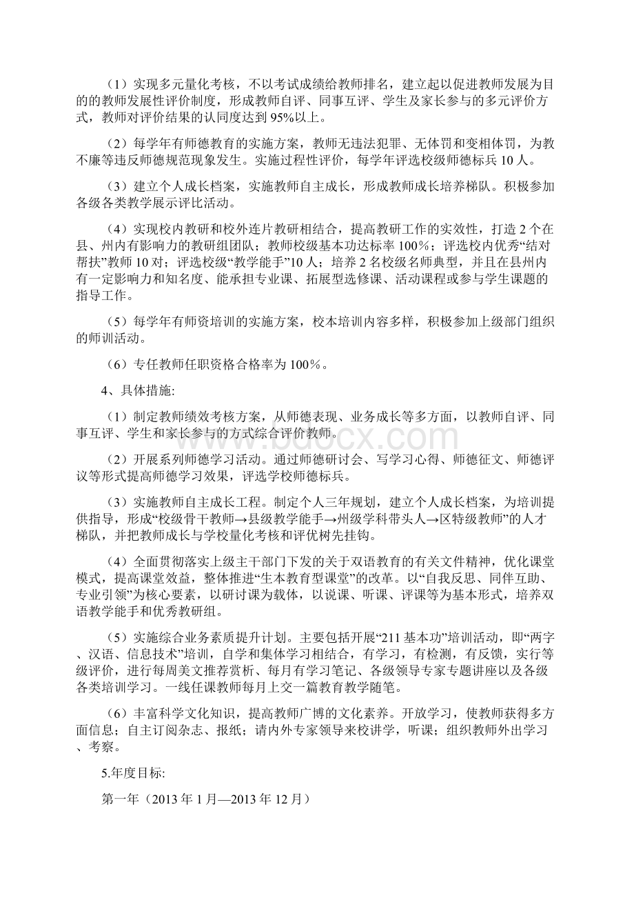 奇台三小双语教学三年发展规划.docx_第3页