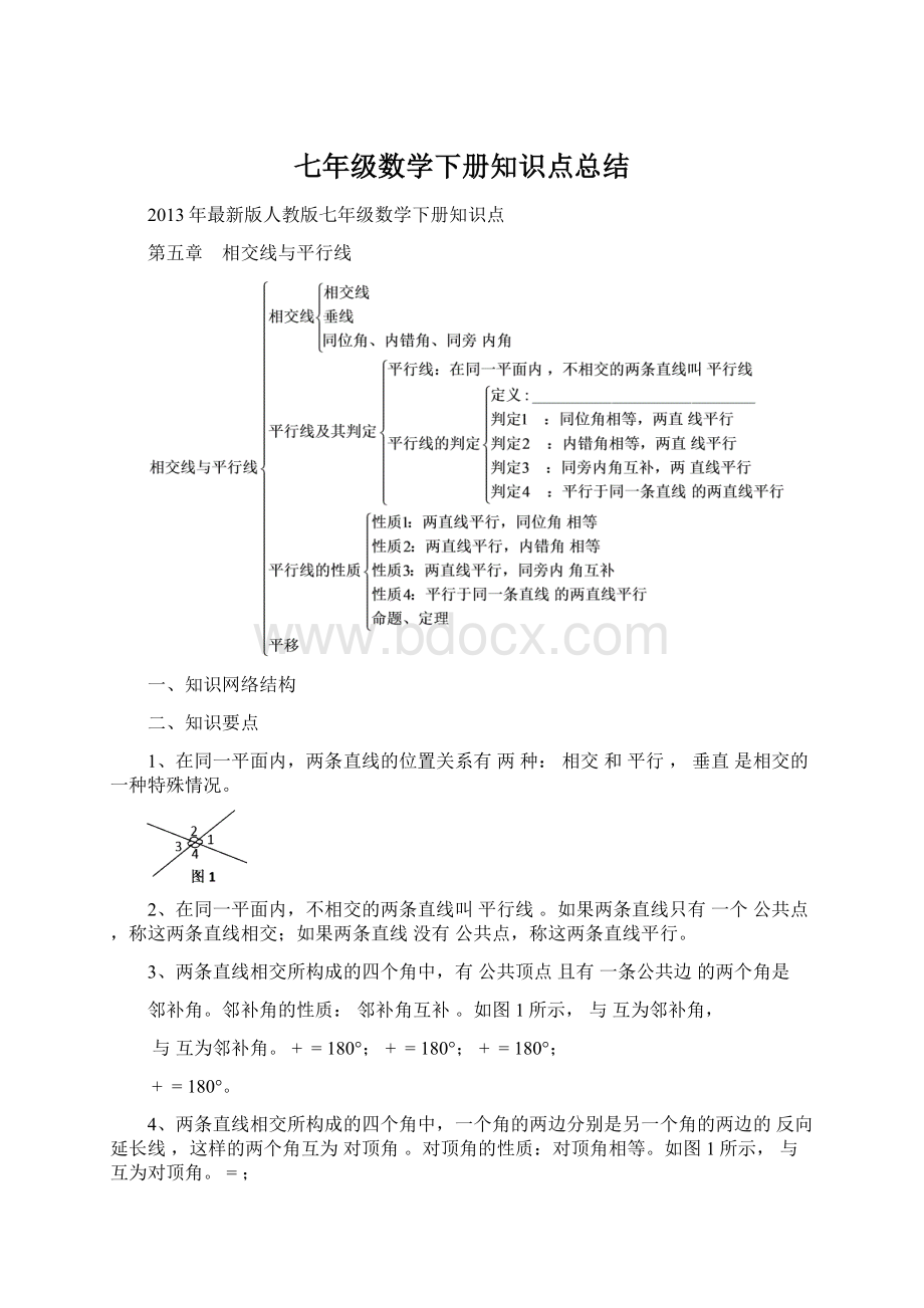 七年级数学下册知识点总结.docx_第1页