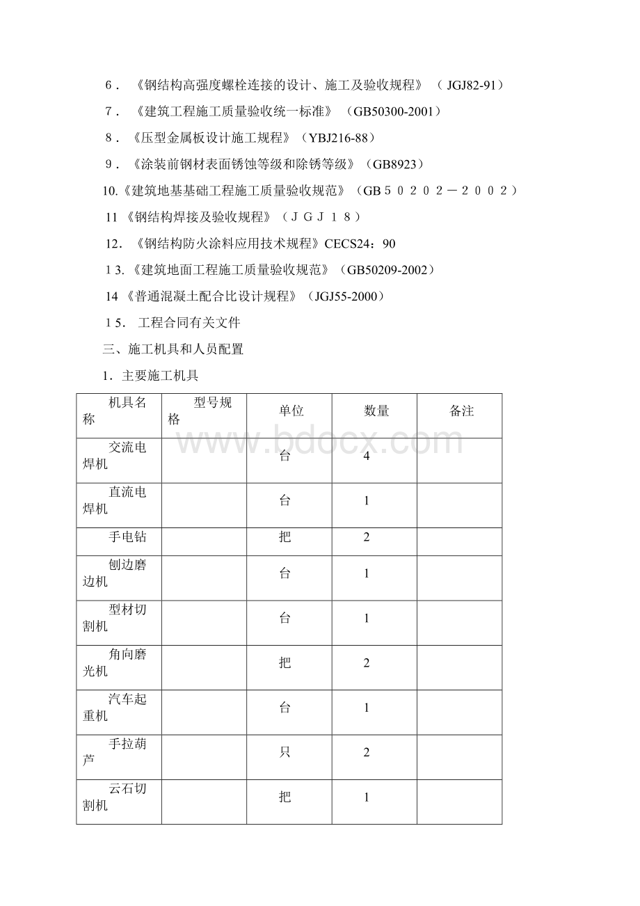 单层钢结构库房施工组织研究设计.docx_第2页