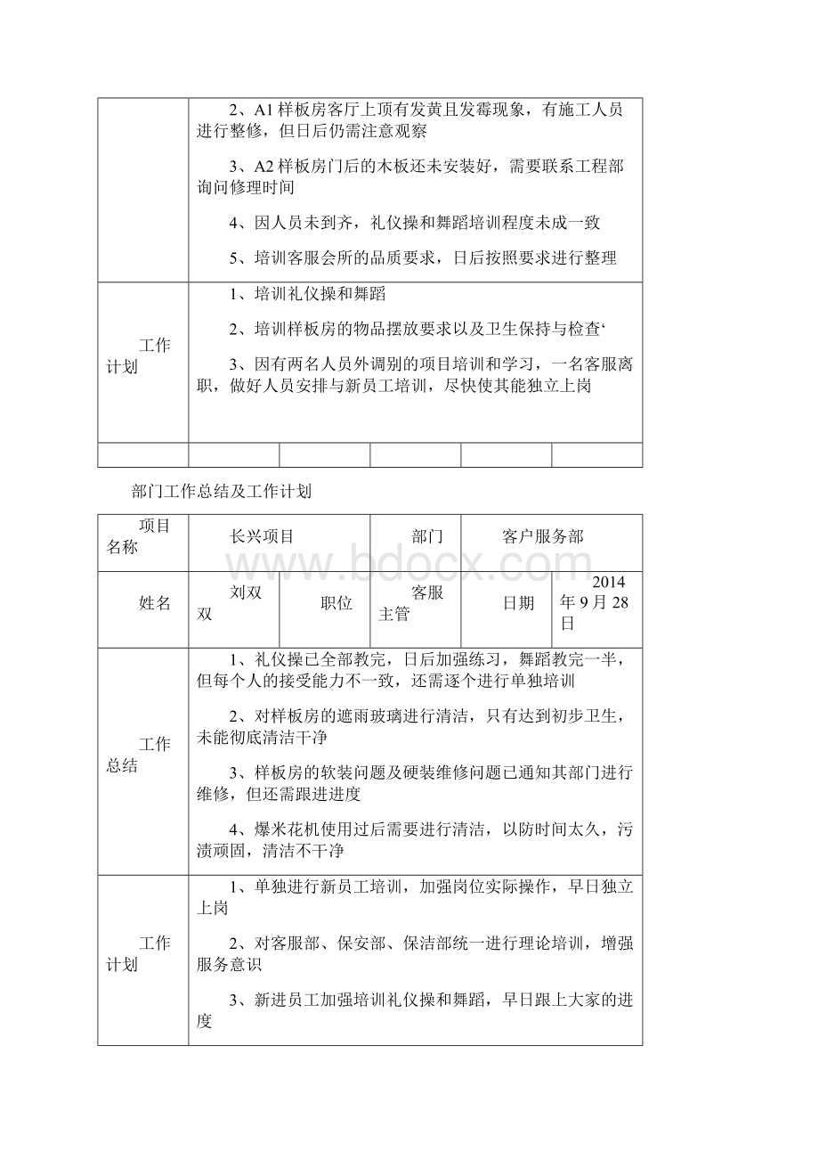 周会总结计划表格模版.docx_第2页