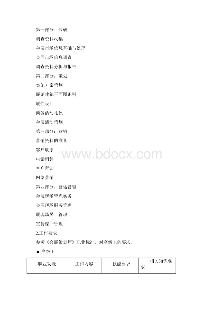 海珠区职业技能竞赛会展策划师Word格式.docx_第2页