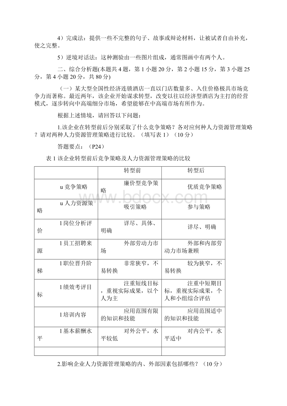 人力资源一级历年真题Word格式文档下载.docx_第2页