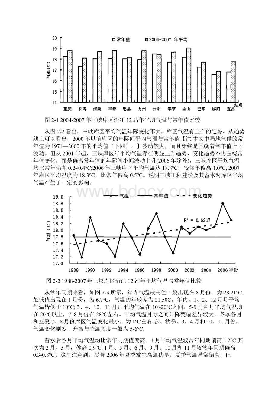 三峡大坝对气候生物水土地影响综合分析报告.docx_第2页