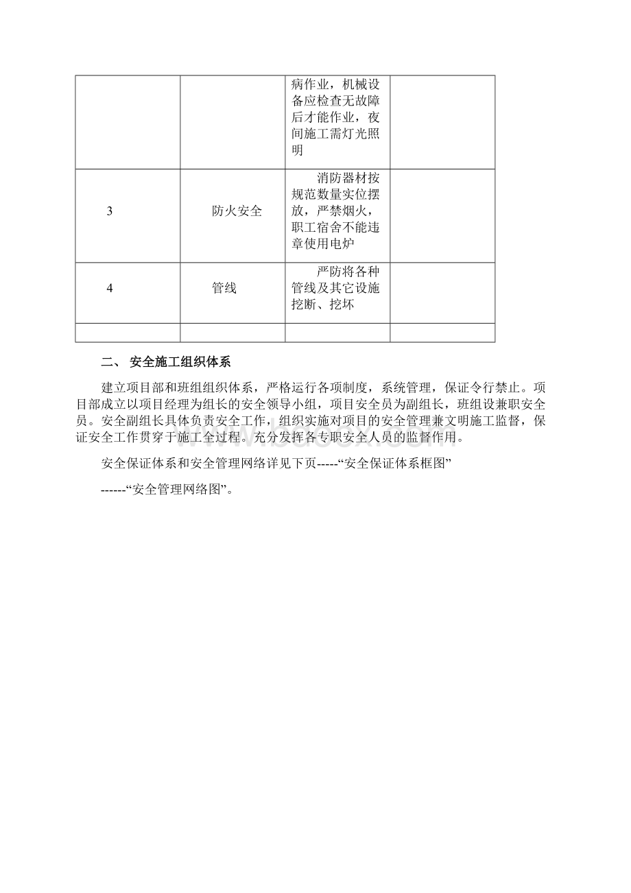 安全文明施工组织设计及事故应急及消防预案.docx_第2页