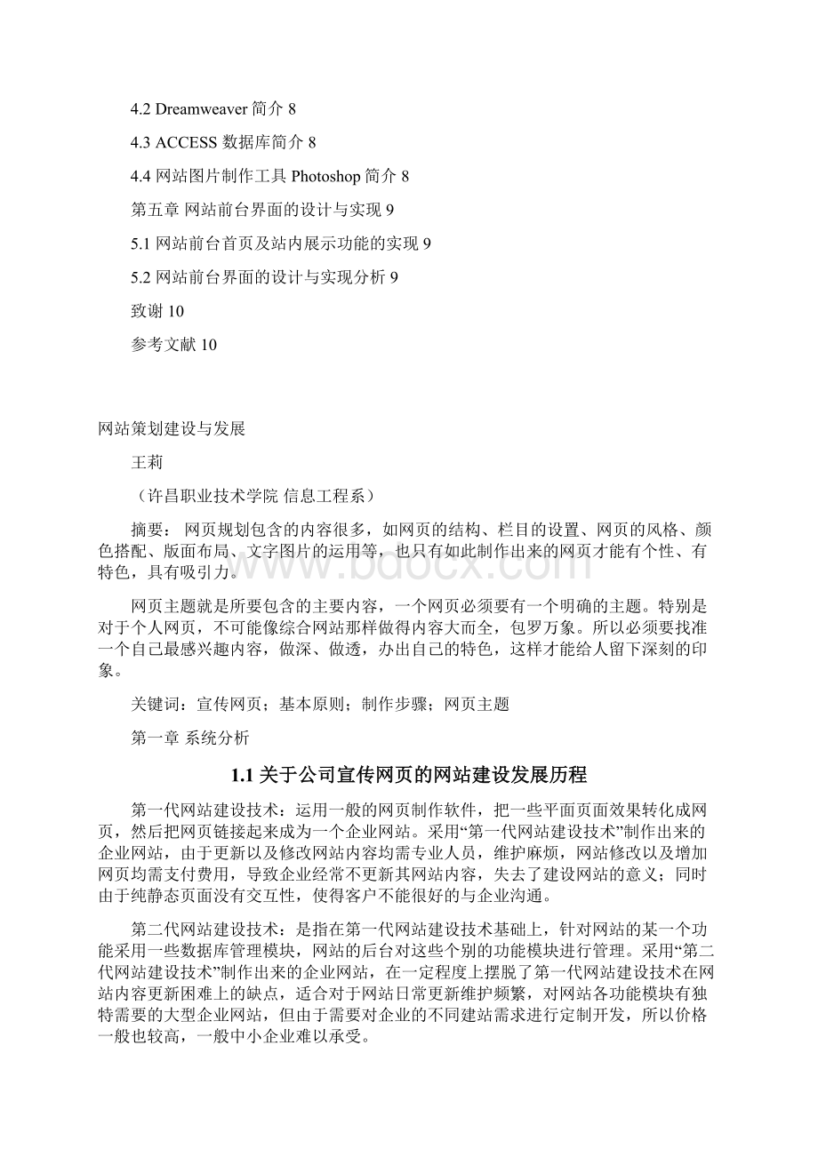 网站策划建设与发展Word格式.docx_第2页